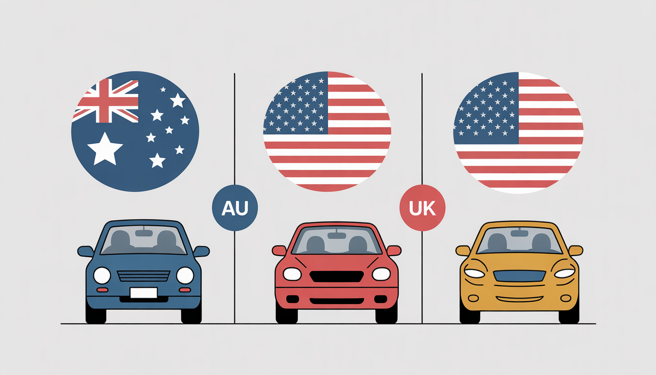 Car Insurance Costs Compared: AU vs USA vs UK in 2026